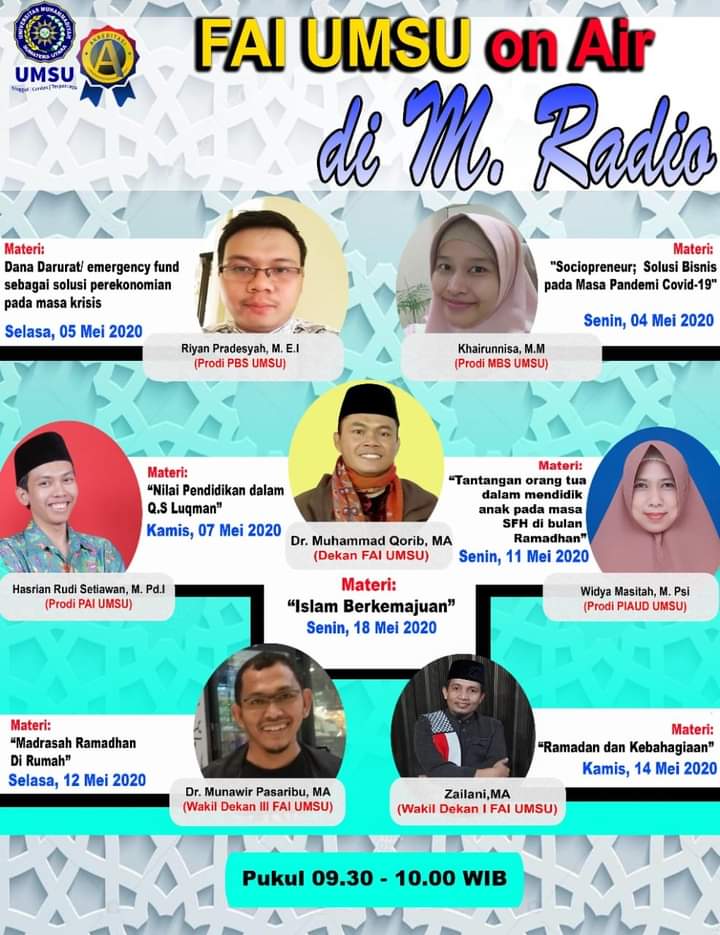Kuliah Umum yang dilaksanakan oleh Himpunan Mahasiswa Jurusan (HMJ) PIAUD dan Himpunan Mahasiswa Jurusan (HMJ) PAI